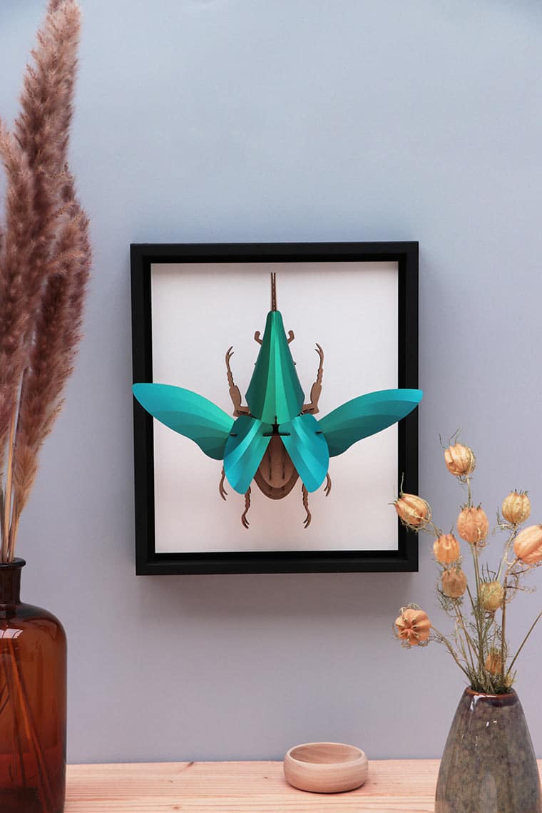 Assembli-Hercules-Beetle-car-green-frame