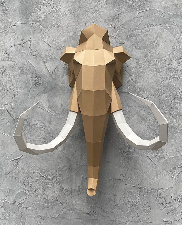 Assembli Mammoth caramel brown straight