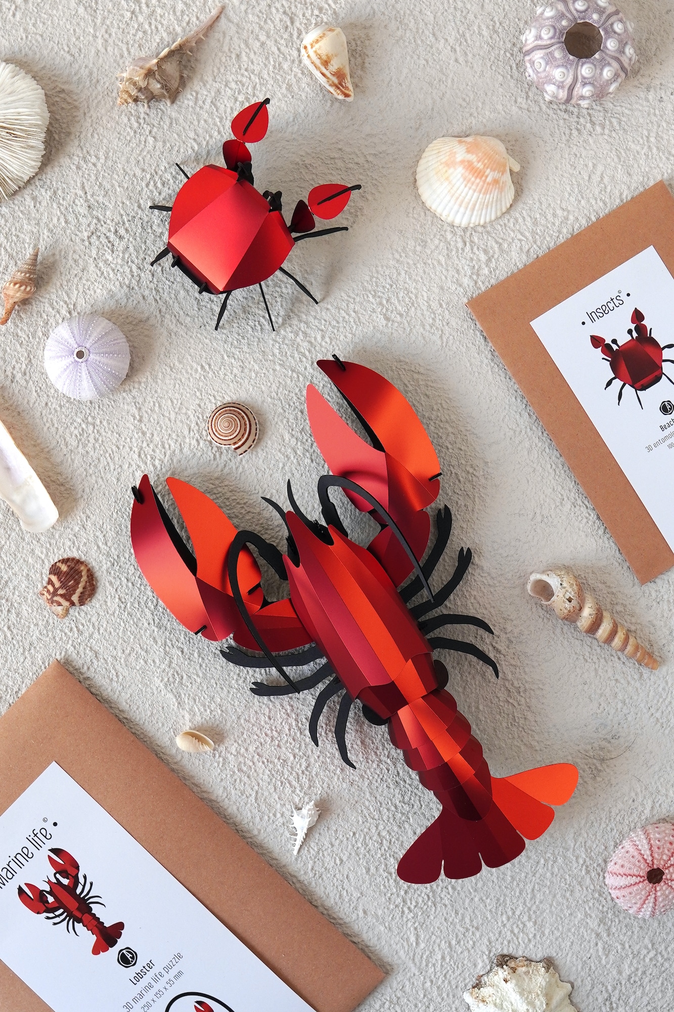 Assembli Sea Friends set lobster beach crab