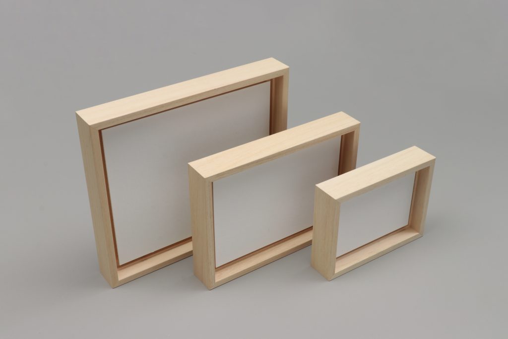 Assembli wooden frames empty