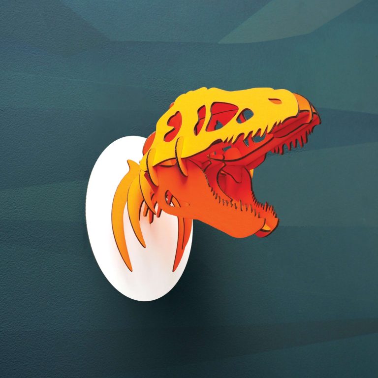 Assembli T-rex Skeleton orange