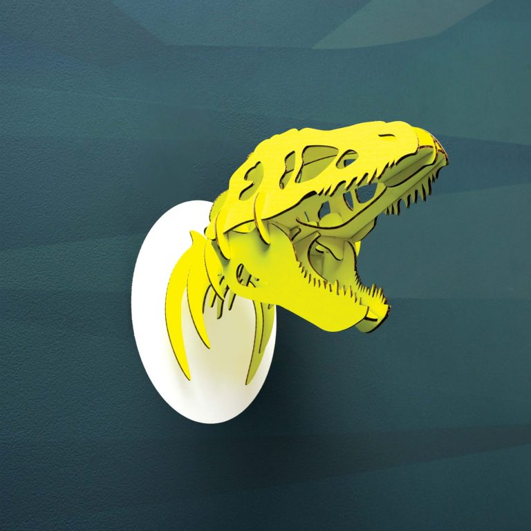 Assembli T-rex Skeleton yellow
