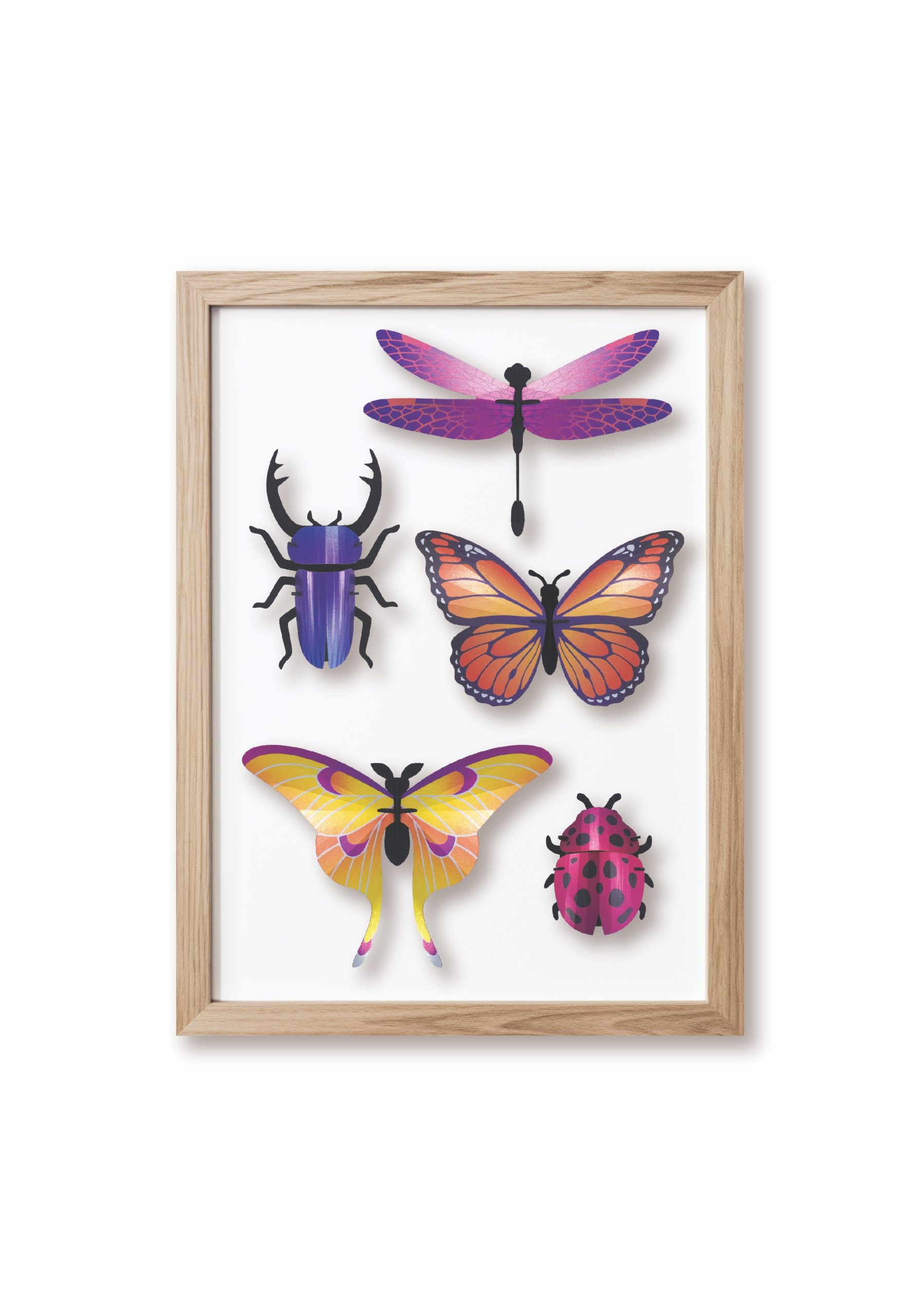 Paper Mixed Insects Set
