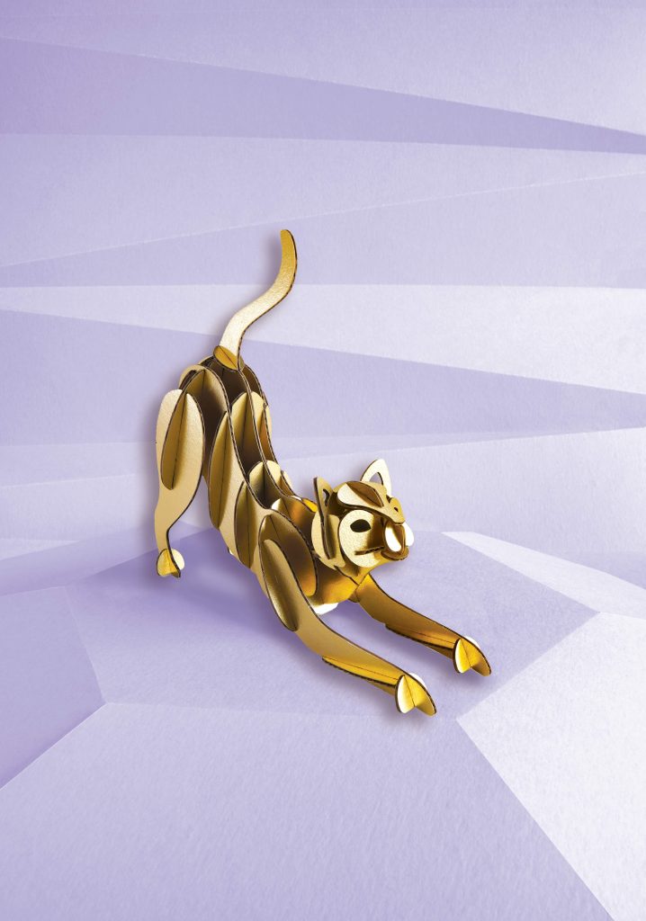 Assembli Stretching Cat gold