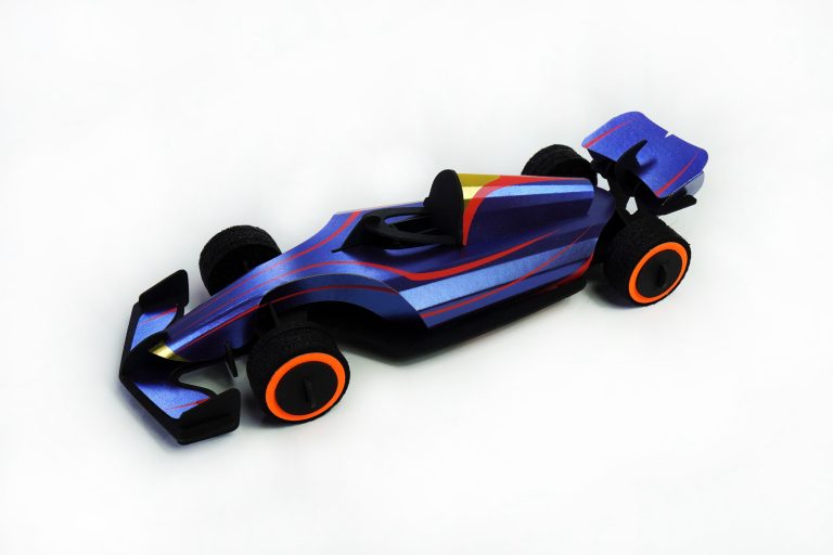 Assembli Race Car octane blue wit
